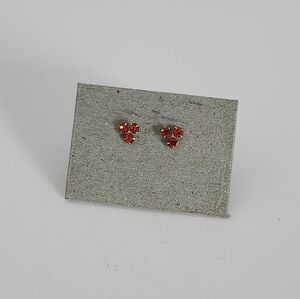 **FREE add-on** Orange Rhinestone Earrings